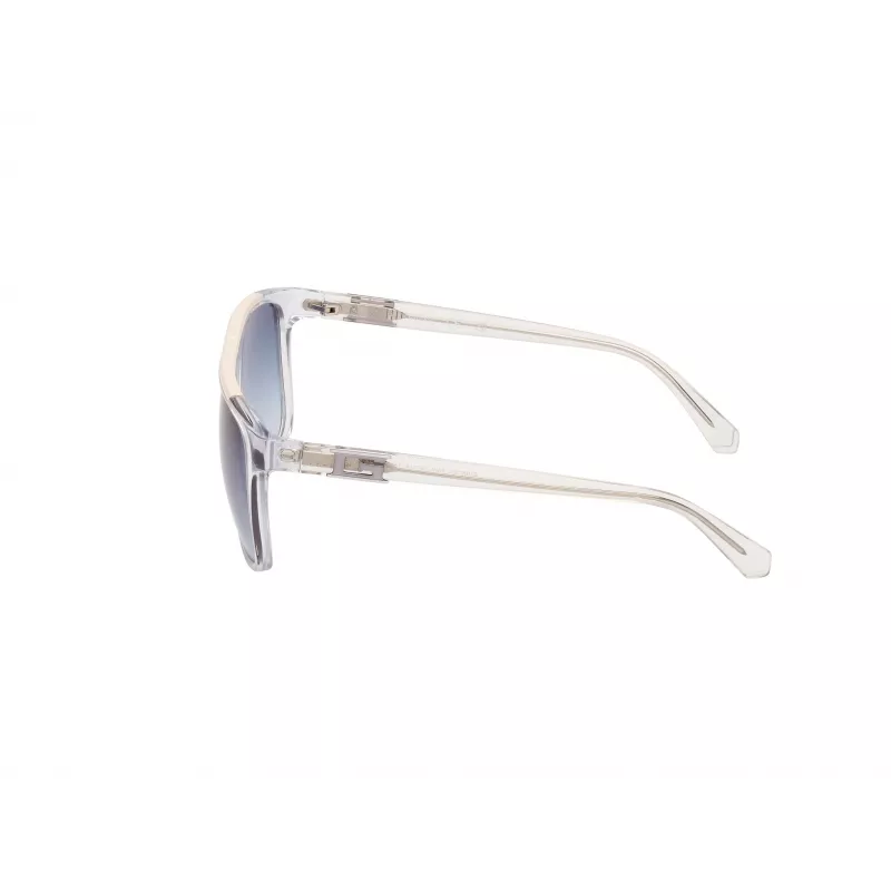 GUESS Óculos de Sol de Homem GU00123-5826W - Armação Quadrada Havana Escura, Lentes Castanhas Degradê, 58/16/140 mm