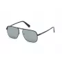 Óculos de sol de homem GUESS GU6939-5802Q armação quadrada preta lente cinzenta Smoke 58mm