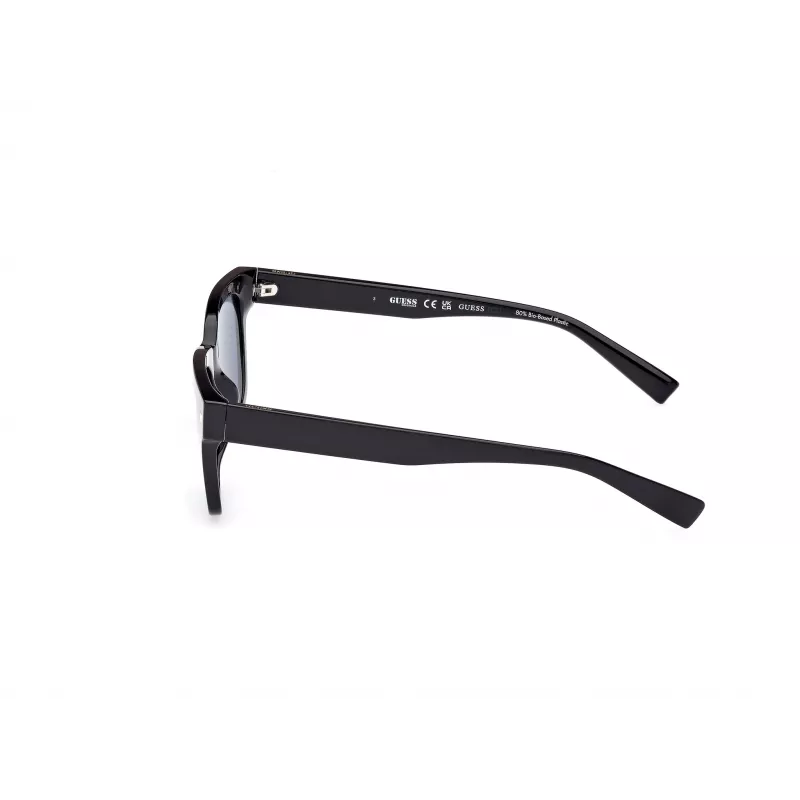 Óculos de sol de homem GUESS GU8265-5301V preto acetato retangular aro completo 53/19/150 mm