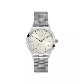 Relógio de homem GUESS W0921G1 analógico de quartzo 39mm aço inoxidável mostrador azul