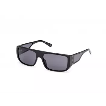 Óculos de sol GUESS GU00136-6001A unissexo armação quadrada 60/16/140 mm preto/cinzento