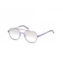 Óculos de sol unissexo GUESS GU3048-81Z Armação preta brilhante lentes cinzentas degradê 53mm