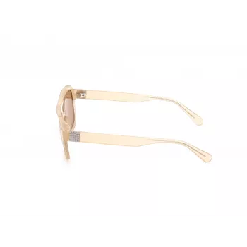GUESS Óculos de sol unissexo GU82595357E Havana/Tartaruga Armação Lentes castanhas degradê 53/19/145 mm