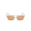 GUESS Óculos de sol unissexo GU82595357E Havana/Tartaruga Armação Lentes castanhas degradê 53/19/145 mm