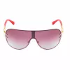 Óculos de sol aviador de mulher GUESS GO00037-0032G Armação dourada Lentes degradê castanhas 56 mm