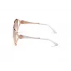 GUESS Óculos de sol de mulher Borboleta Cat Eye GU7626-5828U Havana/Castanho degradê 58mm