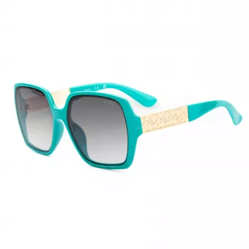 Óculos de sol de mulher GUESS GO00031-6287B Butterfly Havana castanho degradê 62mm