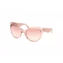 Óculos de sol GUESS Butterfly para mulher GU00130-6157U, armação Havana com lentes castanhas