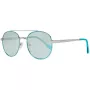 GUESS Óculos de sol de mulher em forma de olho de gato GF0367-10X - armação preta brilhante, lentes fumadas degradê, proteção UV400