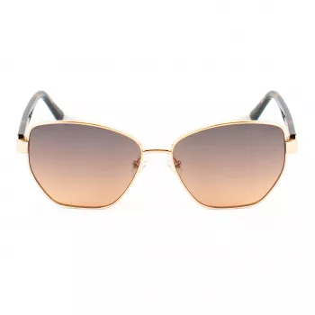 Óculos de sol de mulher GUESS GU00102-5632F olho de gato Havana castanho degradê 56 mm