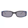 Óculos de sol de mulher GUESS Cat-Eye GU7435-5192A Preto Brilhante Fumado degradê 51 mm