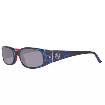 Óculos de sol de mulher GUESS Cat-Eye GU7435-5192A Preto Brilhante Fumado degradê 51 mm
