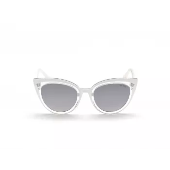 Óculos de sol de mulher GUESS Cat-Eye GU7628-5224C Havana castanho gradiente 52mm