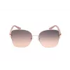 Óculos de sol de mulher GUESS GF00052-5928B armação quadrada Havana lente degradê castanha 59mm