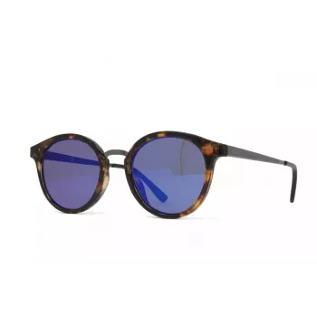 Óculos de sol olho de gato de mulher GUESS GF0305-5153X - armação de acetato havana castanha com lentes degradê castanhas - largura da lente 51 mm