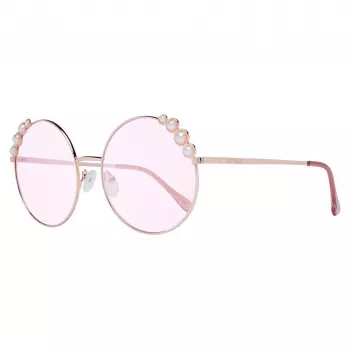 Óculos de sol de mulher GUESS GF0355-28T Cat Eye - Armação castanha tartaruga, lentes castanhas degradê, 58 mm