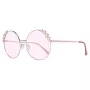 Óculos de sol de mulher GUESS GF0355-28T Cat Eye - Armação castanha tartaruga, lentes castanhas degradê, 58 mm