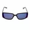 Óculos de sol quadrados oversized GUESS para mulher GF5127-6501C, armação preta com lentes degradê fumadas