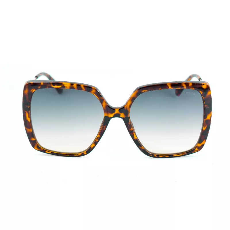Óculos de sol gatinho de mulher GUESS GF6185-5752P - Havana/tartaruga - lentes polarizadas castanhas - 57/18/140 mm