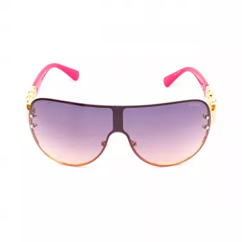 Óculos de sol de mulher GUESS GO00037-0032U Cat Eye - Armação preta, lentes cinzentas degradê, UV400