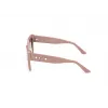 Óculos de sol GUESS para mulher GU00162-5557W, óculos de sol quadrados de acetato, armação Havana, lentes castanhas degradê, 55 mm