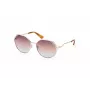 Óculos de sol de mulher GUESS GU7842S5833F, formato quadrado oversize, armação Havana, lentes degradê castanhas, 58 mm