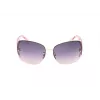 Óculos de sol de mulher GUESS oversized quadrados GO00034-6528B Havana/castanho tartaruga