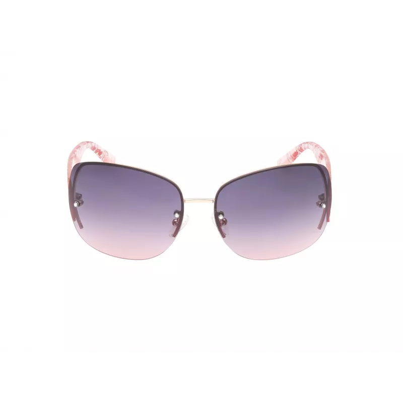 Óculos de sol de mulher GUESS oversized quadrados GO00034-6528B Havana/castanho tartaruga