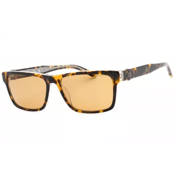 GUESS Óculos de sol retangulares de mulher em acetato GU00074-53E Havana castanho degradê 55mm