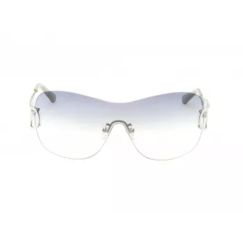 Óculos de sol retangulares de mulher GUESS GO00038-0010P armação preta lentes cinzentas UV400 polarizadas