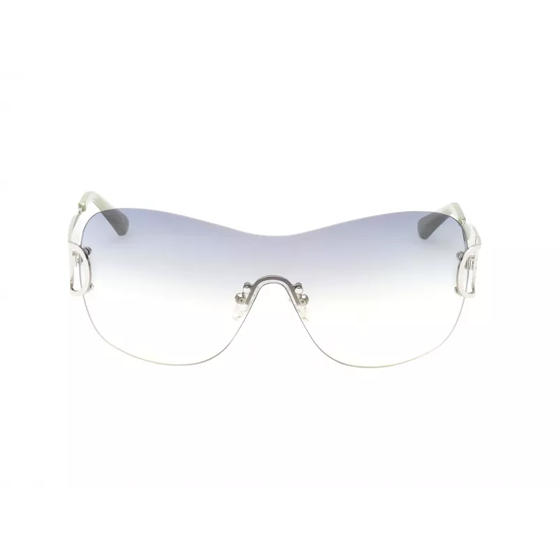 Óculos de sol retangulares de mulher GUESS GO00038-0010P armação preta lentes cinzentas UV400 polarizadas