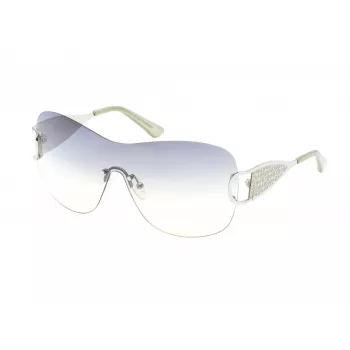 Óculos de sol retangulares de mulher GUESS GO00038-0010P armação preta lentes cinzentas UV400 polarizadas
