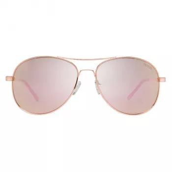 Óculos de sol de mulher GUESS GF0295-28U Havana Butterfly armação de acetato lentes castanhas degradê 60/17/135 mm
