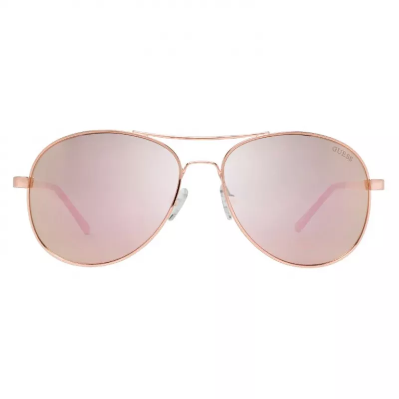 Óculos de sol de mulher GUESS GF0295-28U Havana Butterfly armação de acetato lentes castanhas degradê 60/17/135 mm