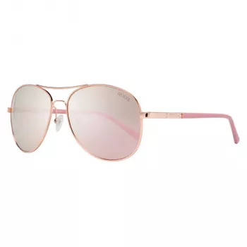 Óculos de sol de mulher GUESS GF0295-28U Havana Butterfly armação de acetato lentes castanhas degradê 60/17/135 mm