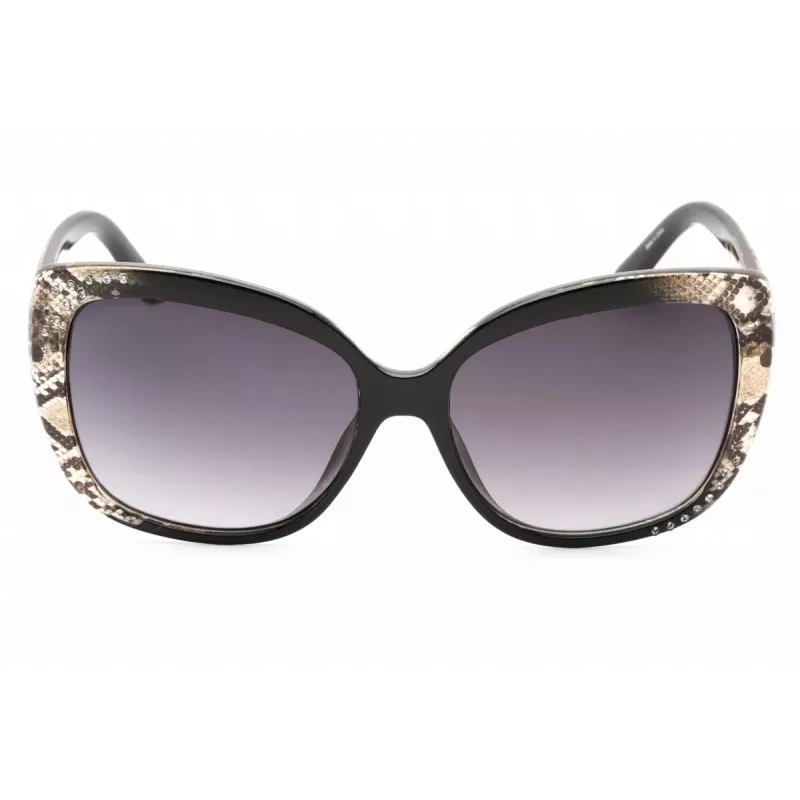 Óculos de sol de mulher GUESS GF0383-05B Butterfly cat-eye preto degradê fumado 57mm