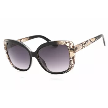 Óculos de sol de mulher GUESS GF0383-05B Butterfly cat-eye preto degradê fumado 57mm