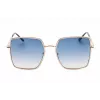 Óculos de sol de mulher Guess GF0419-28W Armação de acetato Havana Lentes degradê castanhas 58 mm