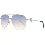 Guess Óculos de sol de mulher GF6140-32W dourado/castanho borboleta 62mm