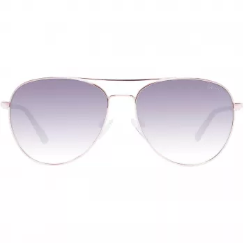 Óculos de sol GUESS mulher GF6143-28B armação borboleta Havana castanha 59mm