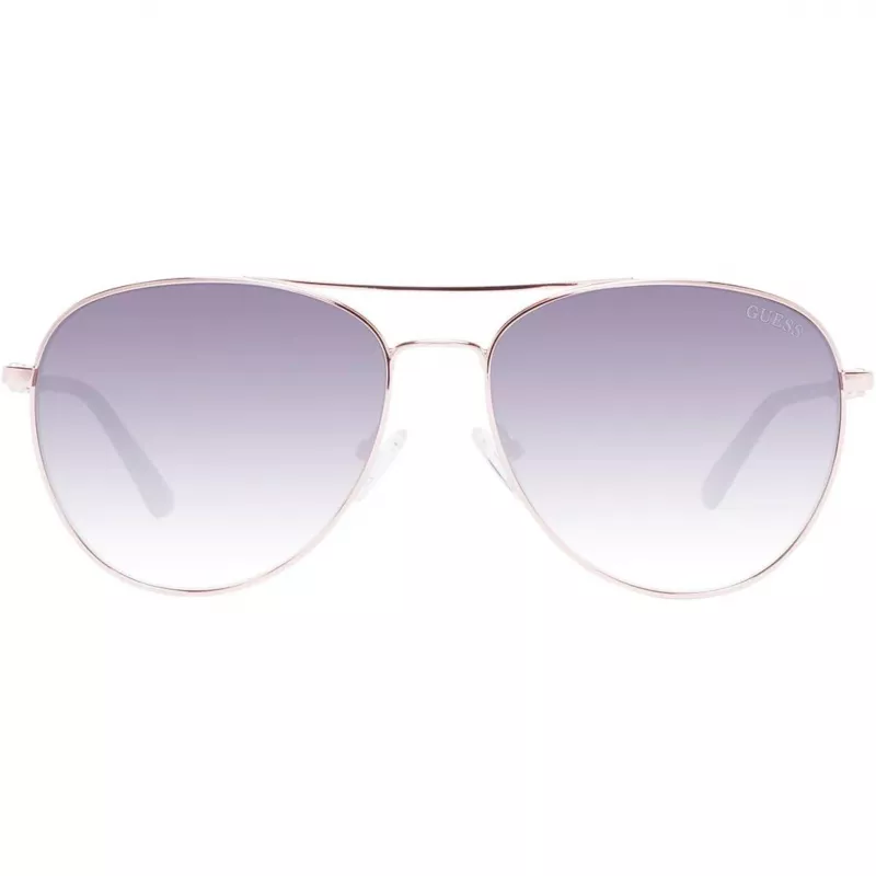 Óculos de sol GUESS mulher GF6143-28B armação borboleta Havana castanha 59mm