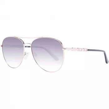 Óculos de sol GUESS mulher GF6143-28B armação borboleta Havana castanha 59mm