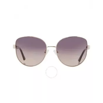 Óculos de sol de mulher GUESS GF6172-5932B Havana castanho degradê borboleta