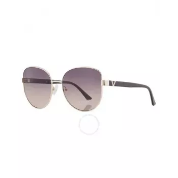 Óculos de sol de mulher GUESS GF6172-5932B Havana castanho degradê borboleta