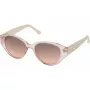 Óculos de sol de mulher Guess GF6194-5347A - armação cat-eye castanho-havana com lentes castanhas degradê - 53/17/140 mm