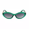 Óculos de sol GUESS mulher GO00070-5593B armação quadrada preta, lentes cinzentas degradê, 55 mm