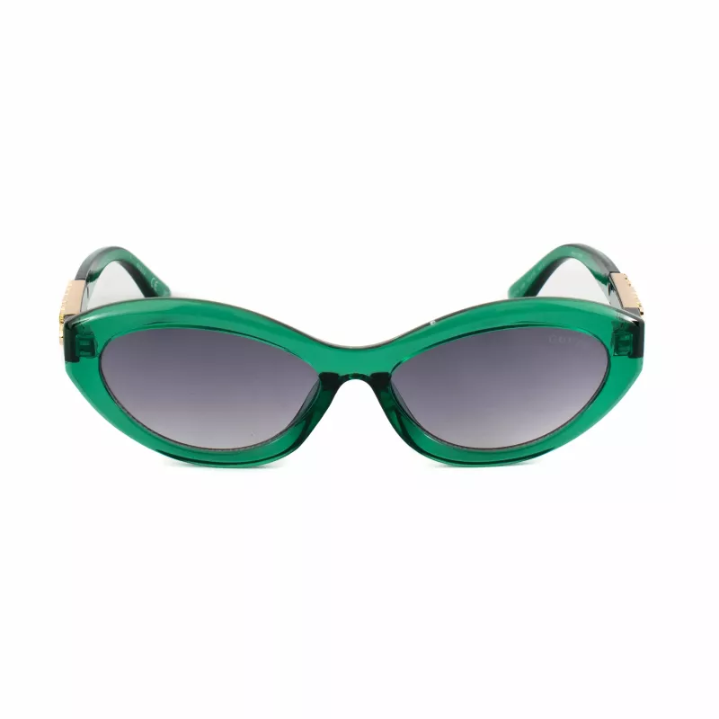 Óculos de sol GUESS mulher GO00070-5593B armação quadrada preta, lentes cinzentas degradê, 55 mm