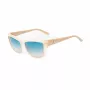 Óculos de sol GUESS GU00098-5525P para mulher - armação angular, lentes polarizadas, proteção UV400