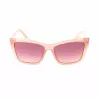 GUESS Óculos de sol de mulher GU00098-5557F Havana acetato armação angular lentes castanhas fumadas 55/14/135 mm