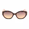Óculos de sol de mulher GUESS GU00104-5652F Havana acetato armação quadrada lentes castanhas degradê 56/19/140 mm